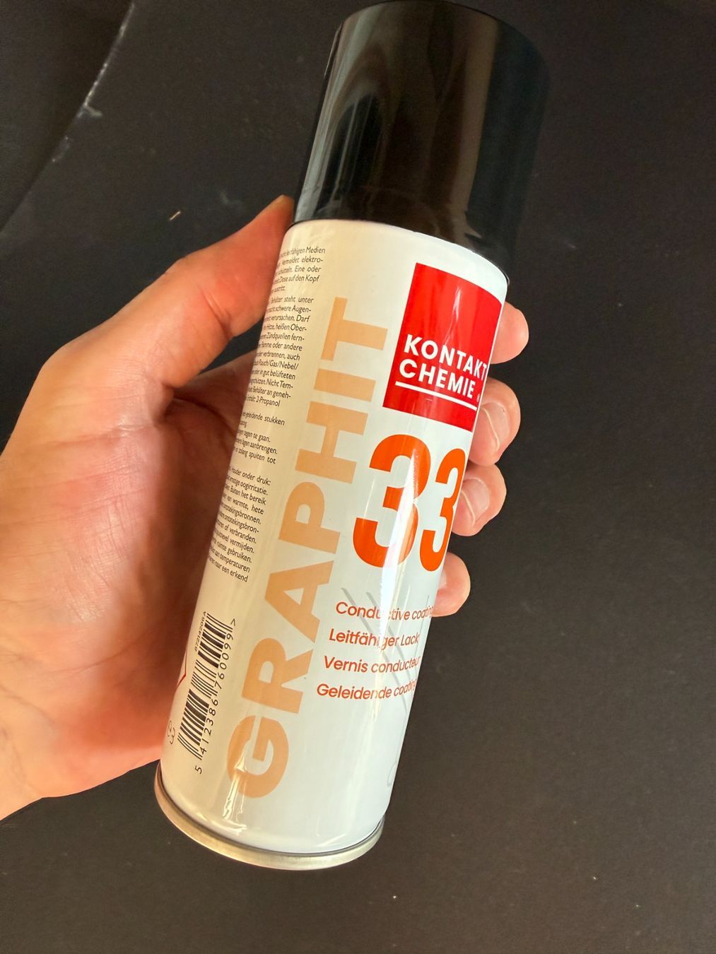 Edelmetalle: Graphit-Leitlack Originaldose NEU – Neu und originalverpackt aus Lützelflüh-Goldb von Elementis 1