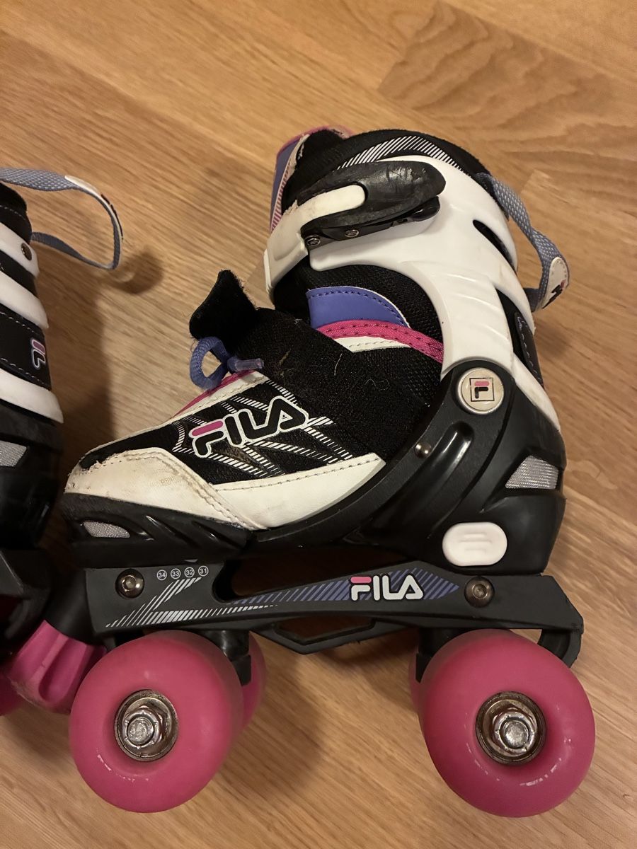 Fila Pattini in linea & Pattini a rotelle: Fila Roller Skates - size 31-34 – Usato da Zürich venduto da MEK51 1