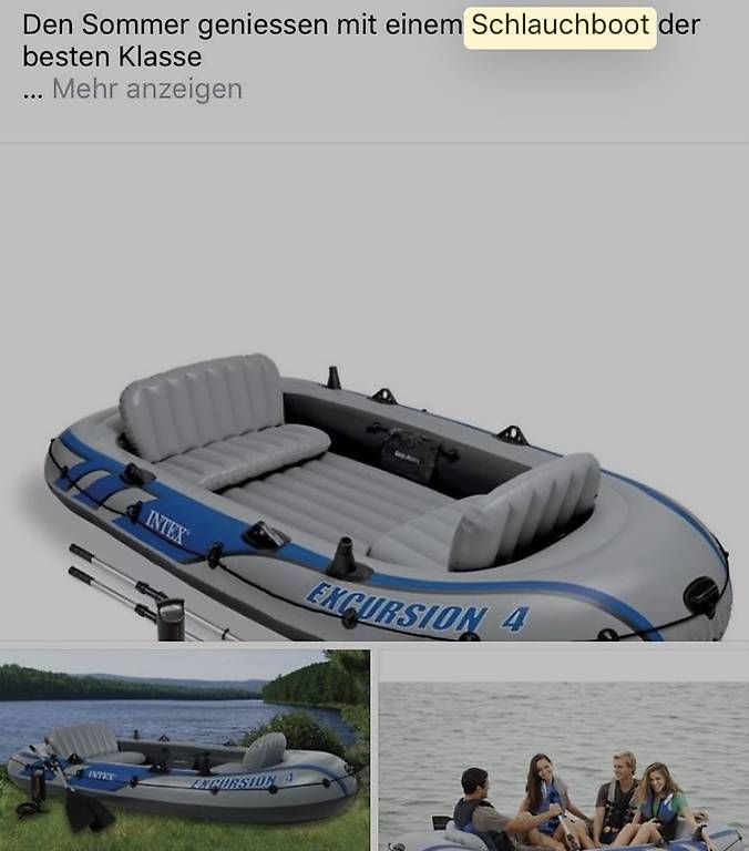 Bateaux: Schlauchboot – D'occasion à Mauren par SB1606 1