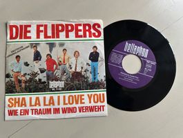 FLIPPERS tolle Single Sha la la I love you Kult Top 60's