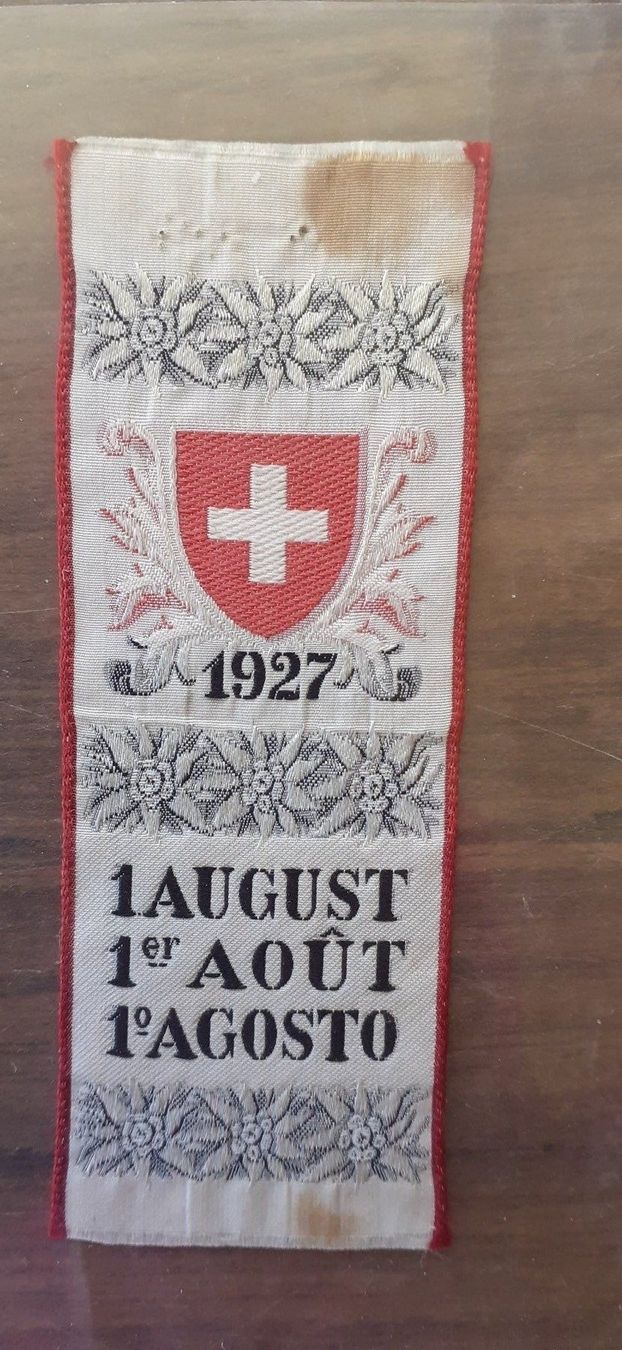 Toppe: Abzeichen 1. August 1927 – Usato da Mörschwil venduto da antiksalon 2