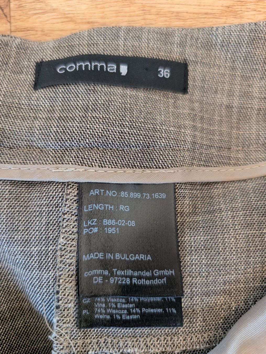 Comma Hosen: Elegante Comma Stoffhose, Gr. 36 – Gebraucht aus Pfyn von Magra02 3