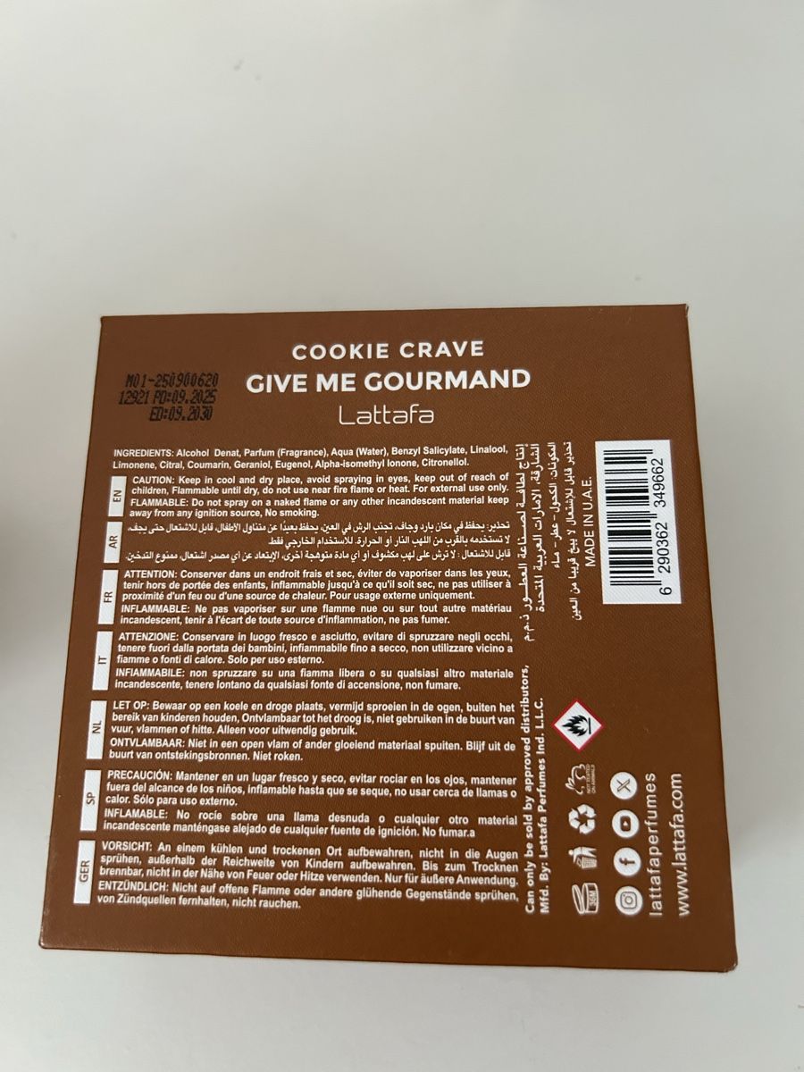 Lattafa Parfums & Eau de Toilette: Lattafa Parfüm- Cookie crave – Neuf avec emballage d'origine à Wetzikon ZH par zuz_ffn2 2
