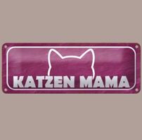 🔥 KATZEN MAMA Blechschild 💜 27x10cm OVP 🔥
