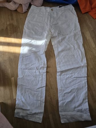 Pantalons Marc O Polo blancs 100% lin taille 48 bon état