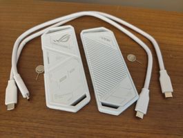 2x ASUS ROG Strix Arion White M.2 SSD-Gehäuse USB-C Garantie