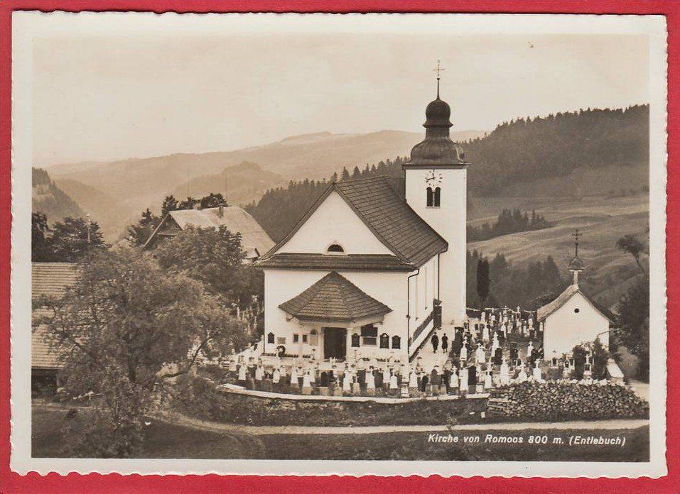 Cartoline postali: ROMOOS KIRCHE, GROSSFORMAT – Usato da Grüningen venduto da Kartenlaube