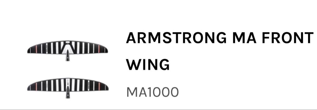 Armstrong Surfboards & Schwimmbrette: Armstrong MA Front Wing MA1000 – Neu (gemäss Beschreibung) aus Davos Platz von Muster88