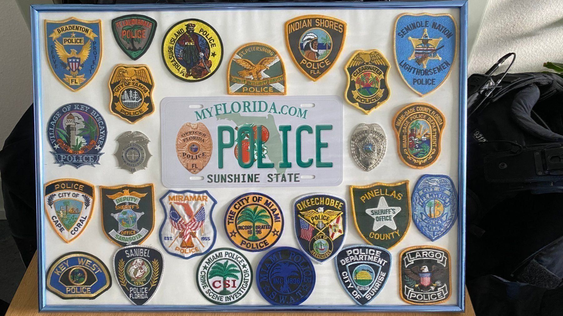 Plaketten & Abzeichen: Badge Patch USA Florida Police Polizei – Neu (gemäss Beschreibung) aus Zürich von kun_d8p9 1