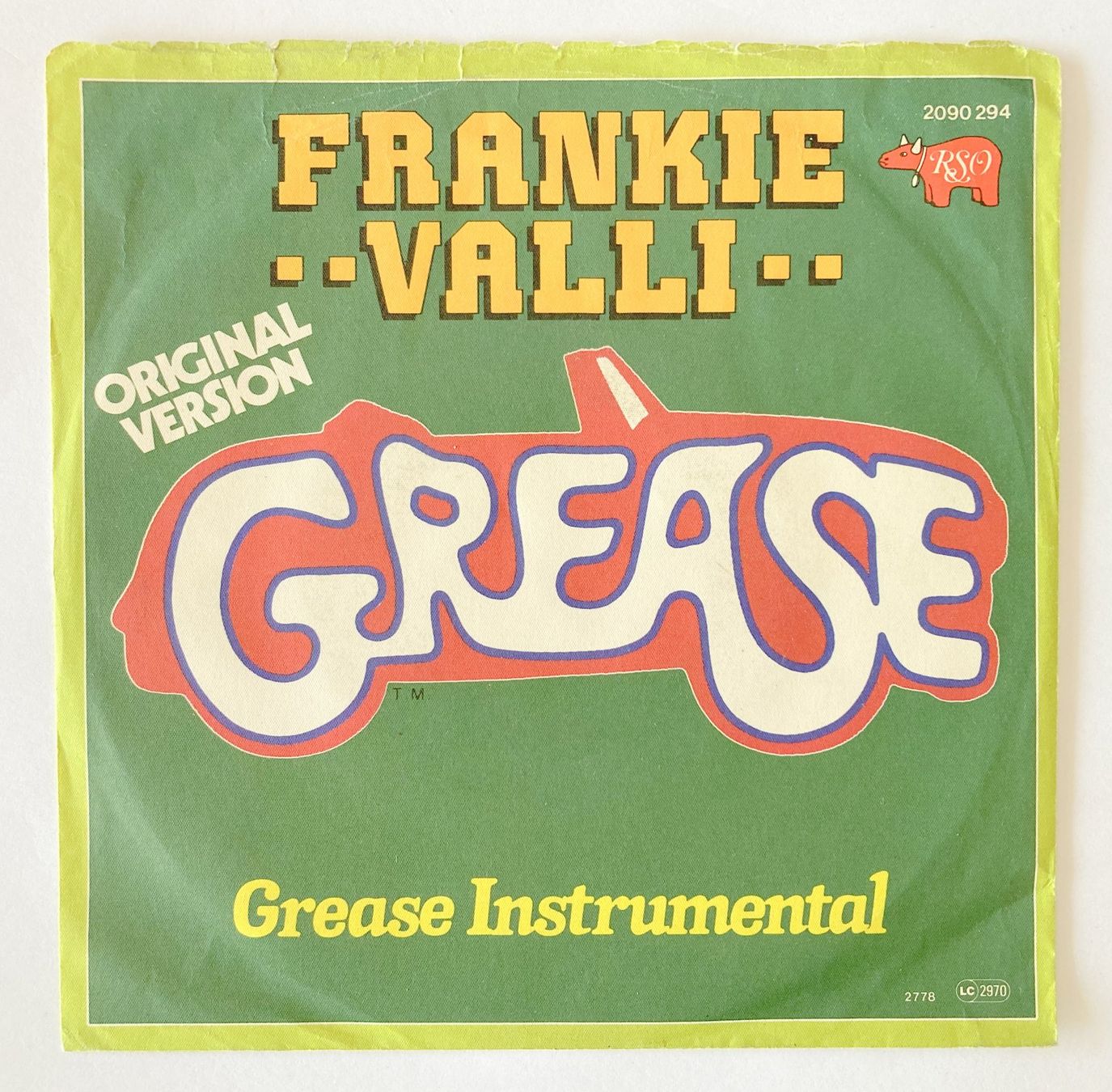 Schallplatten: FRANKIE VALLI - GREASE – Gebraucht aus Bottens von hotter-than-hell