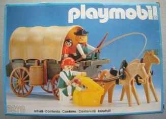 Playmobil Giocattoli: Playmobil 3278 Planwagen von 1983 – Usato da Winterthur venduto da Blueedition