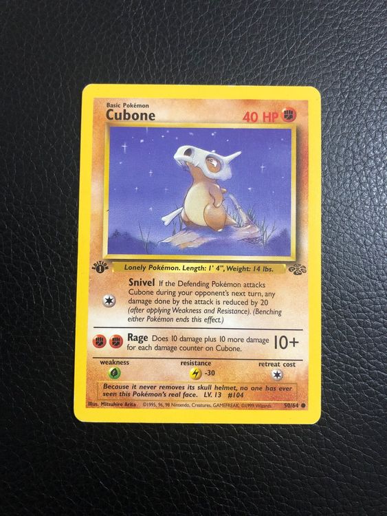Jungle Cubone 50/64 1st edition Ab 1 (Gebraucht) in Paradiso für CHF 2 ...