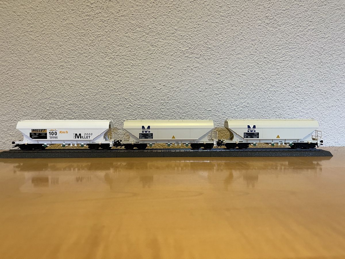 Märklin Modellini di ferrovie: Märklin 46323 - Millet Silowagen-Set – Usato da Rümlang venduto da Snejser 4