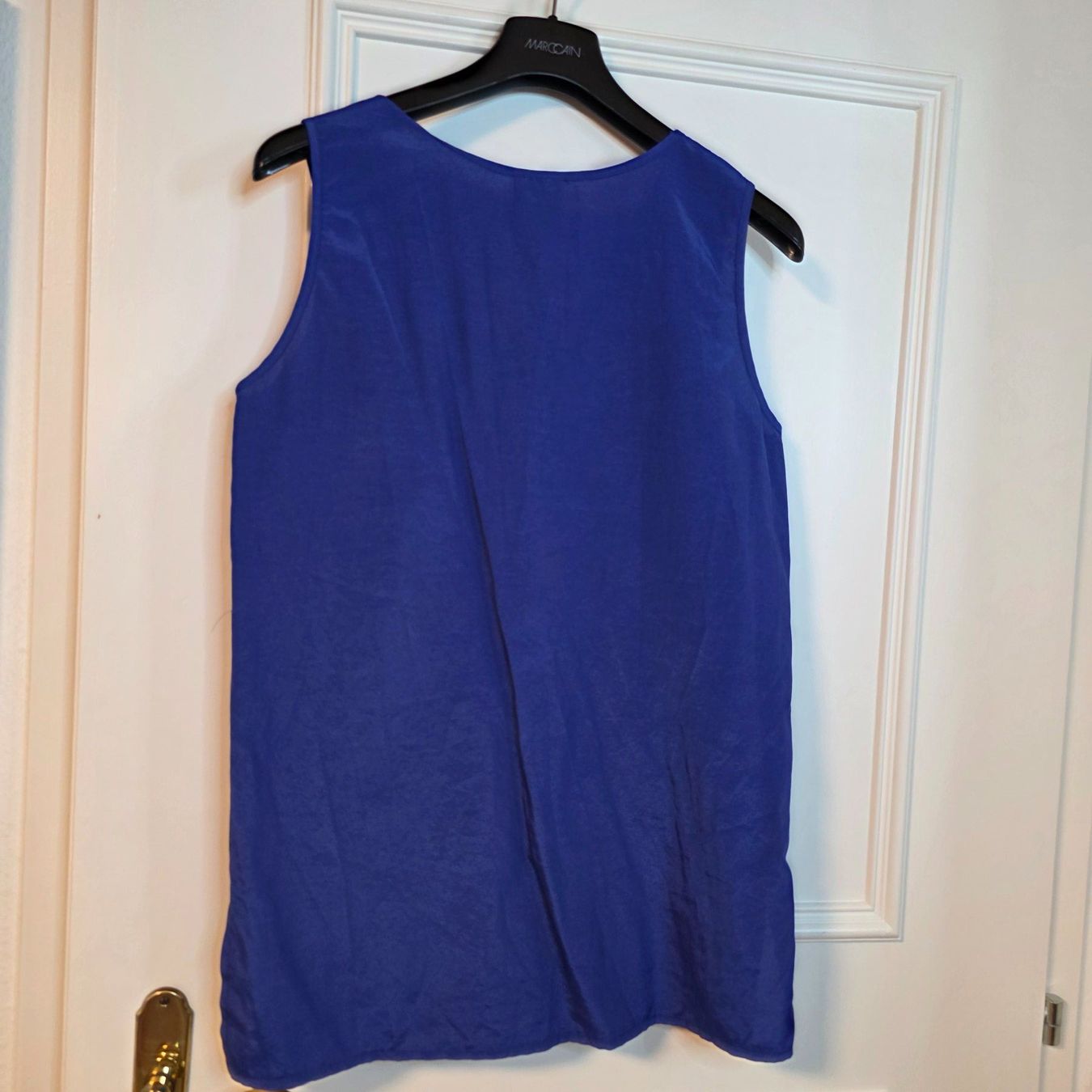 Camicette: Vintage Sommerbluse Blau Gr. M – Usato da Wald ZH venduto da CapLux 5