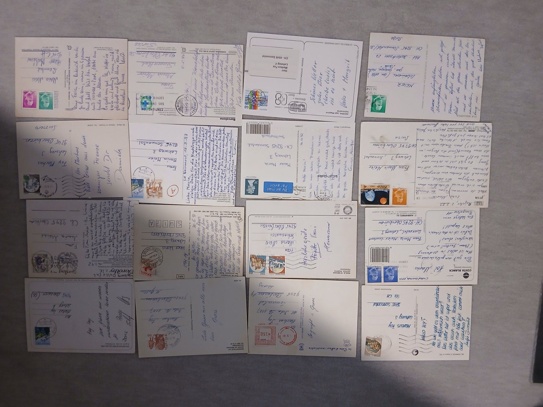 Cartes postales: 16 Postkarten zu verkaufen – D'occasion à Sonnental par maec69 1