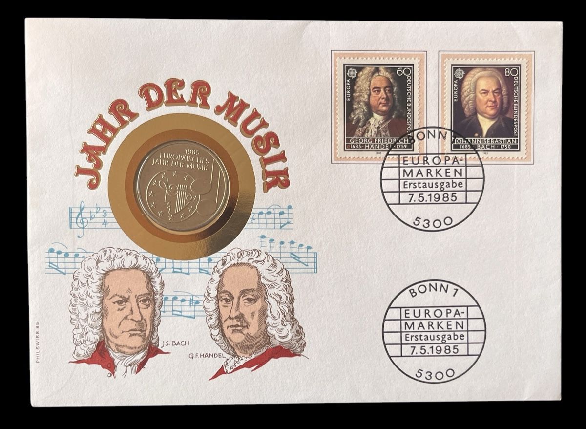 Tutti le monete: Münzbrief Jahr der Musik  – Nuovo e nell'imballaggio originale da Winterthur venduto da Numismatica-Vitu