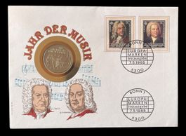 Münzbrief Jahr der Musik 