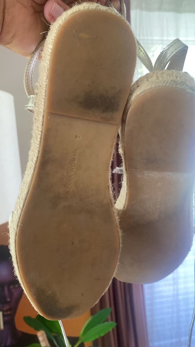 Zara Scarpe da donna: Zara Espadrilles Sandalen in Silber, Gr. 40 – Nuovo (secondo la descrizione) da Zürich venduto da epe_ggn6 2