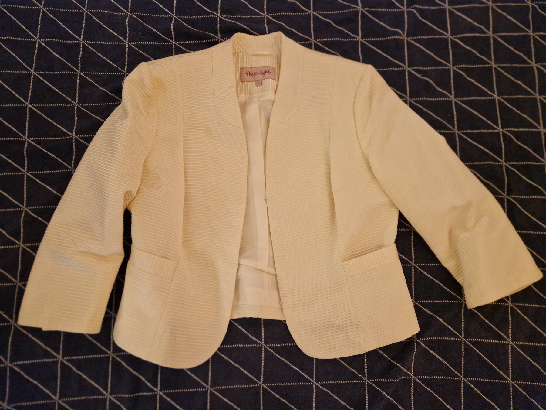 Phase Eight Giacche: Phase Eight Blazer Gr. 38 weiss elegant Frühling – Usato da MUEHLAU venduto da ibo_5c7d