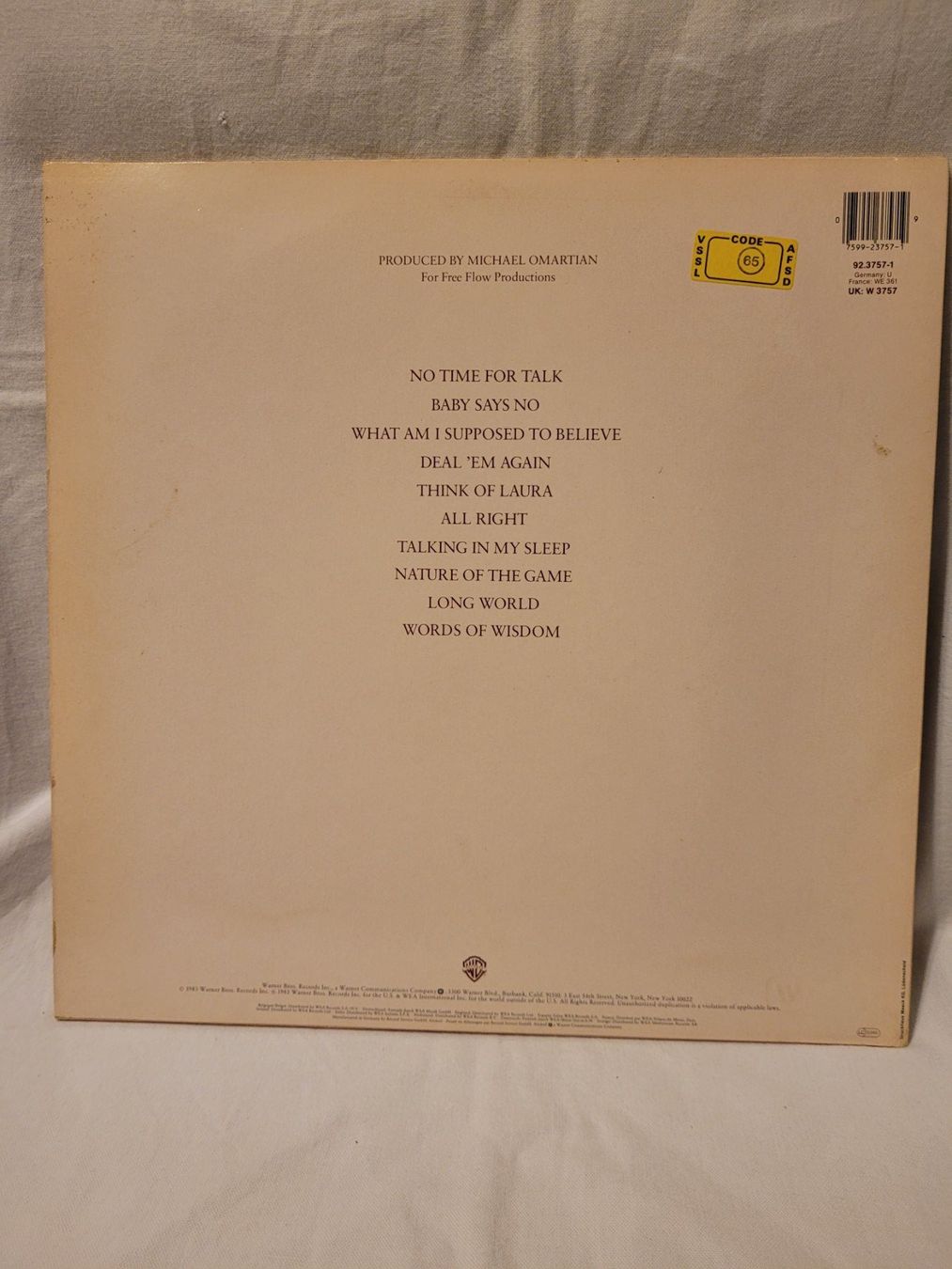 Dischi in vinile: Vinyle Christopher Cross - Another Page - Occasion – Usato da la Chaux-de-Fonds venduto da Lampe 1