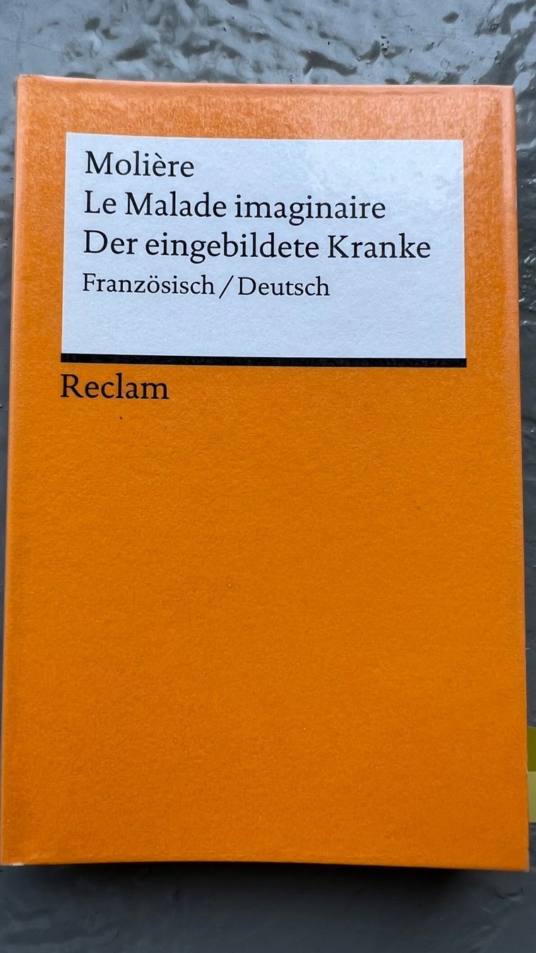 Bücher: Le Malade imaginaire / Der eingebildete Kranke – Gebraucht aus Ebmatingen von lwe_x6h5