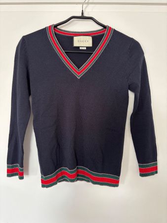 Gucci Pullover dunkel blau 34 , leichte Sommerwolle