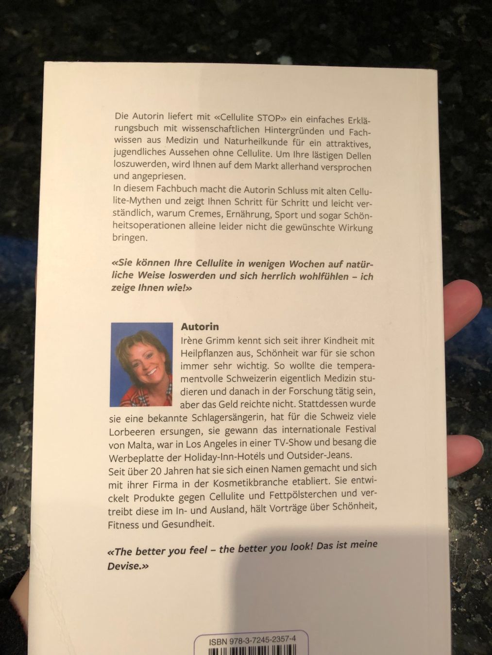 Livres: Buch von Irène Grimm "Cellulite Stop" – Neuf (Voir description) à Rüti ZH par Jasna89 1