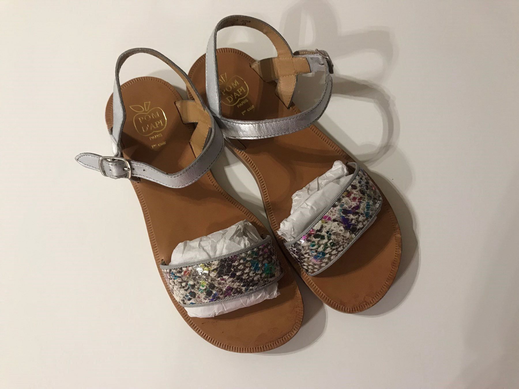 Pom d'Api Scarpe per ragazze: Sandalen, POM D'API, Gr.37, Leder – Usato da Uster venduto da sanura01