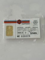 RAIFFEISEN Goldbarren 2 g 999,9
