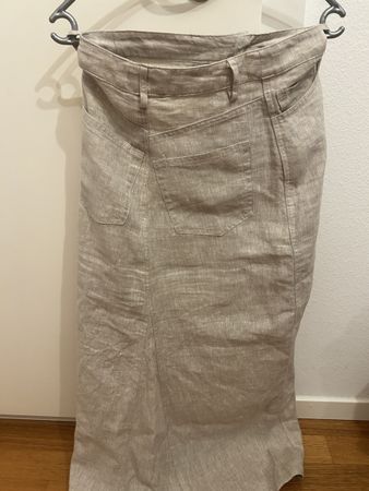 Reformation Linen Skirt beige size S good condition