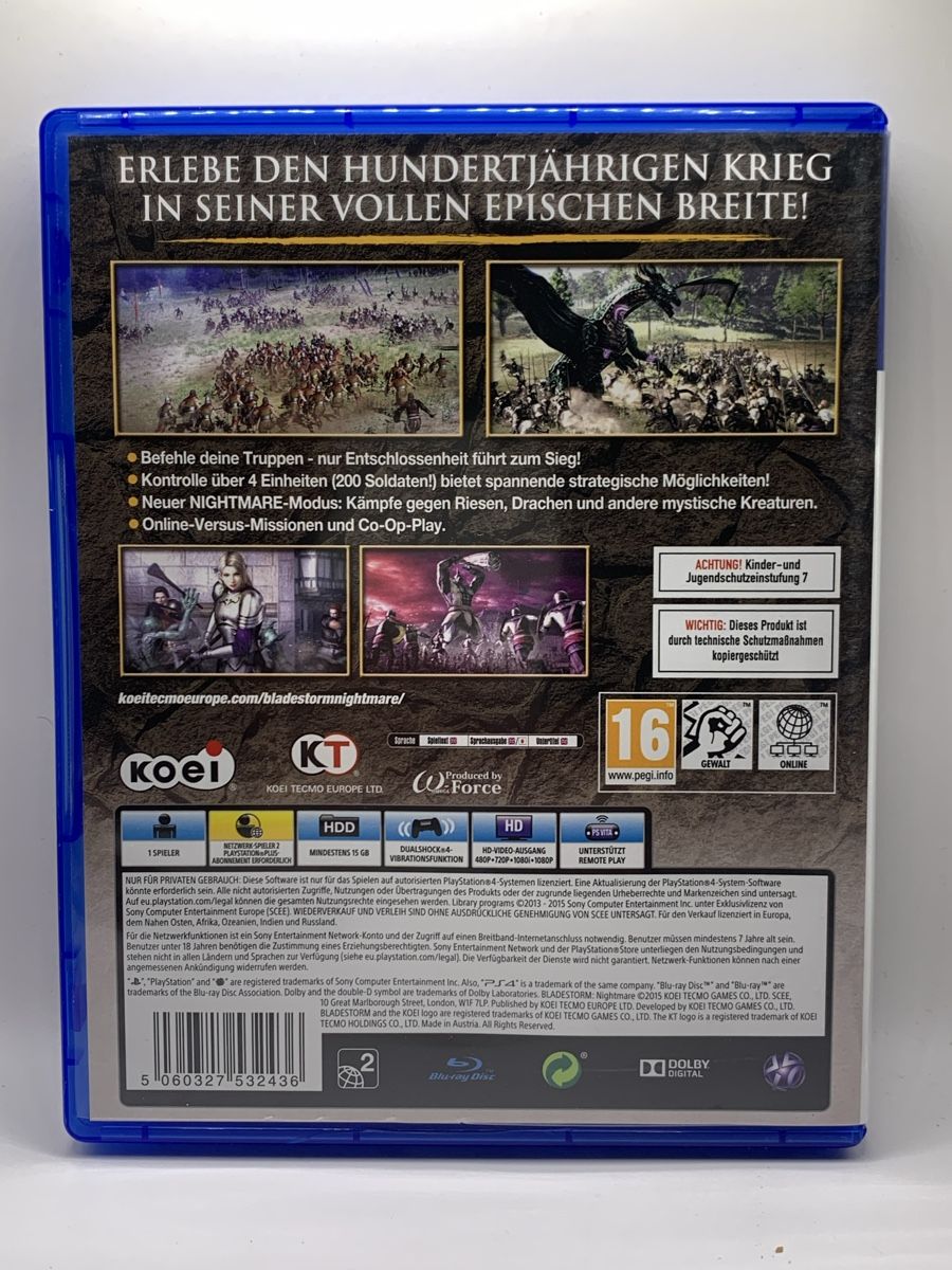 Sony Giochi: Bladestorm Nightmare - PS4 – Usato da Ostermundigen venduto da RG-Collector 1