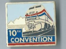 10th Convention Lokomotive Pin