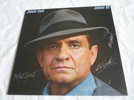 12" Vinyl Signed - Johnny Cash Marty Stuart + Band Johnny 99