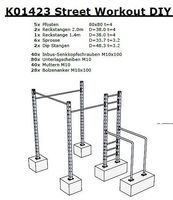 Calisthenics Street Workout Anlage für privat (neu)