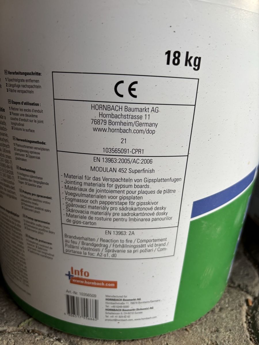 Füllmaterial: Feinspachtelmasse Modulan – Neu und originalverpackt aus Rickenbach SO von butzli83 1