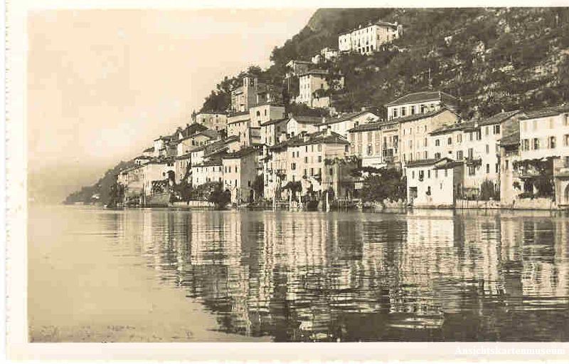 Cartoline postali: Gandria + ca. 1930 TOP – Usato da Emmenbrücke venduto da teestube