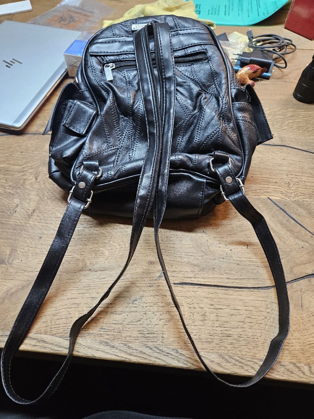 Rucksäcke: Rucksack Bercy Leder schwarz Patchwork guter Zustand – Gebraucht aus Rorschach von TimelessTrading 2