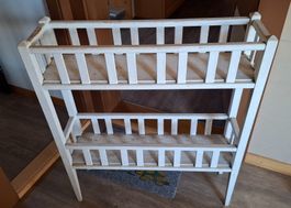 Pflanzenregal Weiss 2 Böden gebraucht Vintage