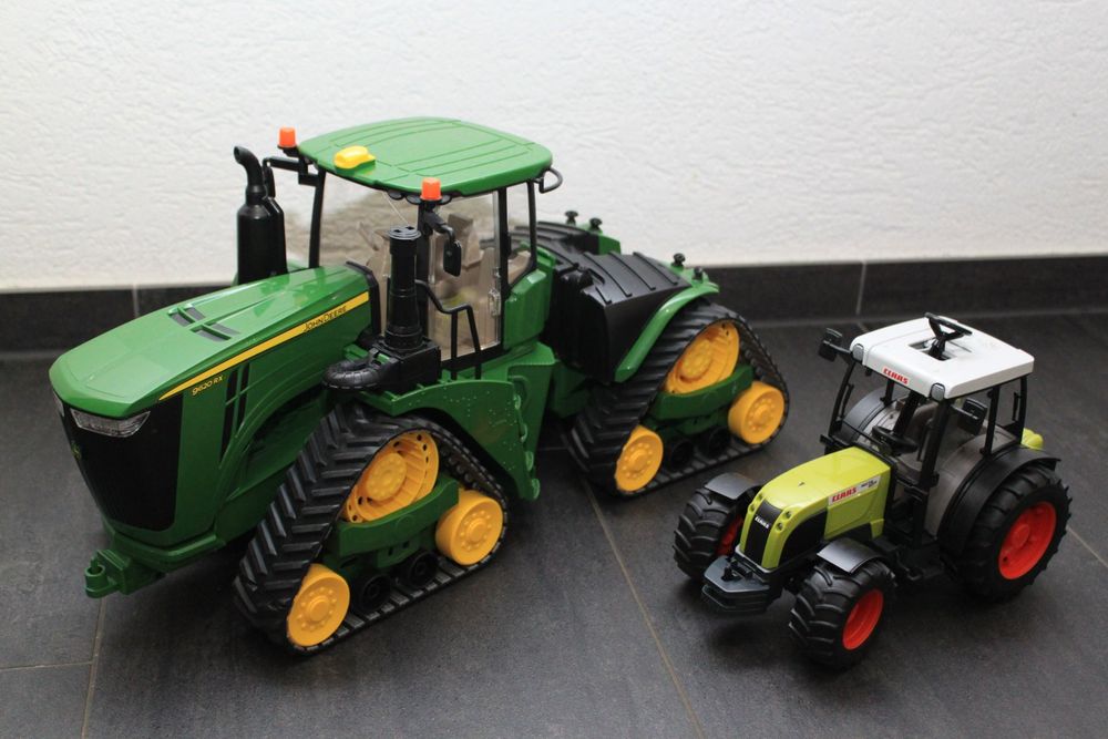 BRUDER John Deere 9620rx Raupentraktor & CLAAS Traktor TOP! | Kaufen