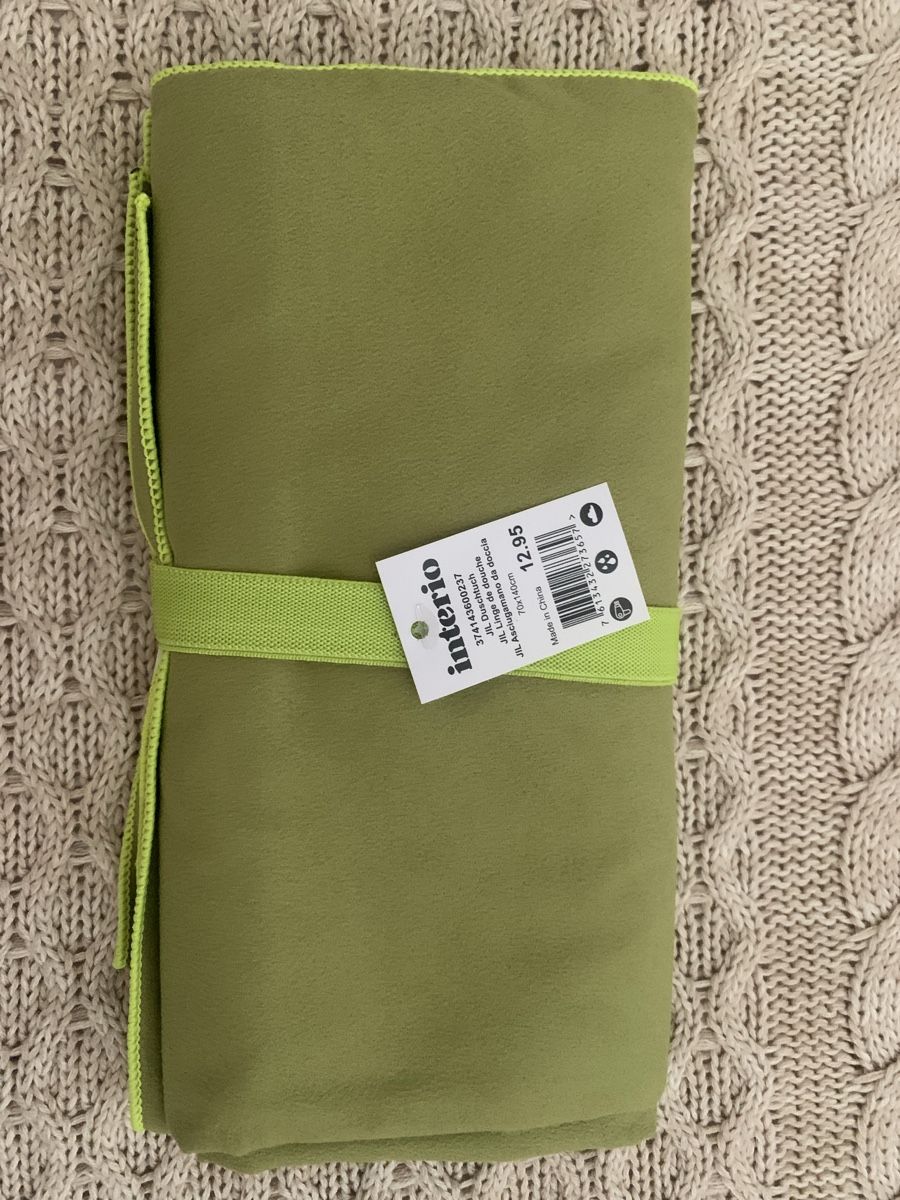 Interio Teli da bagno: Interio Towel, Green & Yellow – Nuovo e nell'imballaggio originale da Lausanne venduto da milasha 1