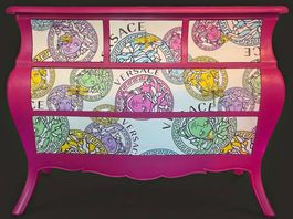  Vintage Kommode | Handveredelt | Pop Art Unikat
