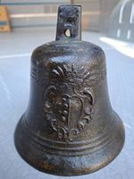 BAROCKE Bronze Glocke Italienische Bronze Glocke mit Wappen