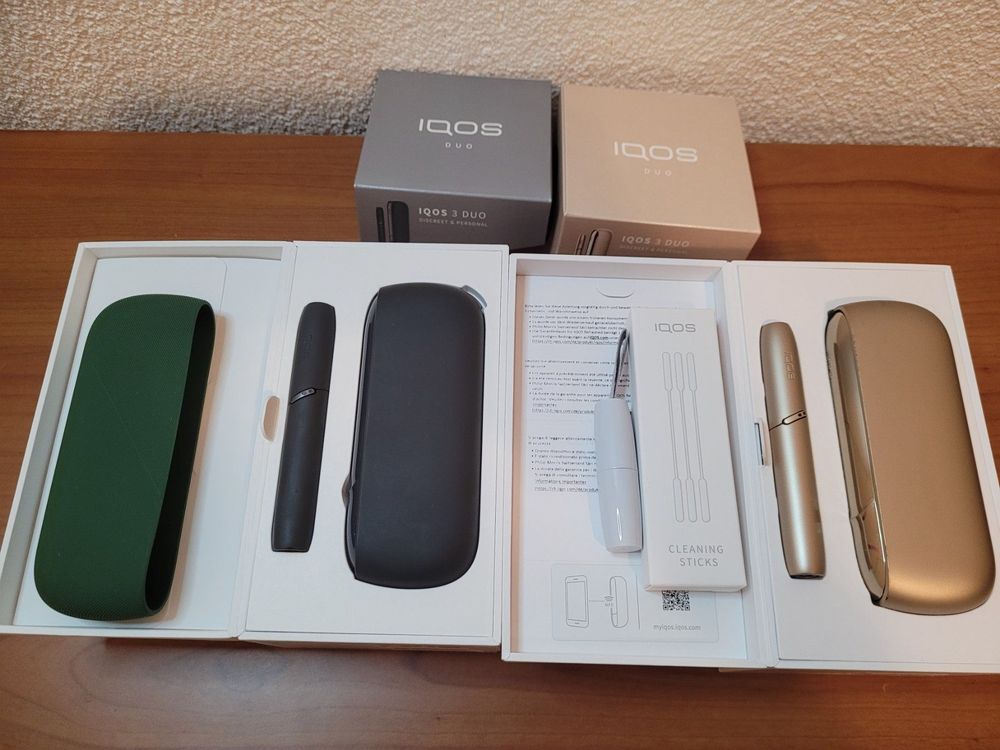 IQOS 3 Duo 2 Geräte inkl. 4 Pack Heets