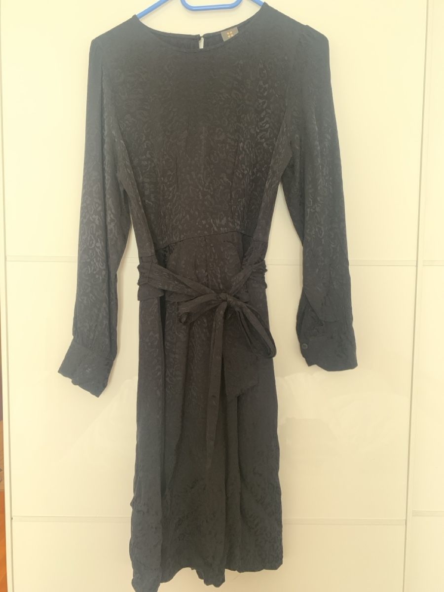 Manor Vestiti: Schickes Kleid, Grösse 38, Schwarz mit Muster – Usato da Zürich venduto da Ballerina007