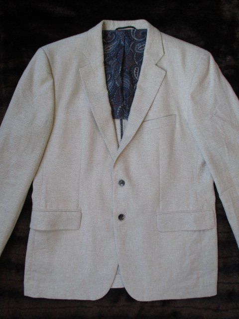 Giacche: SCABAL - Jacke Blazer Leinen Baumwoll-Mix Gr. 54 – Usato da Wetzikon ZH venduto da icewear