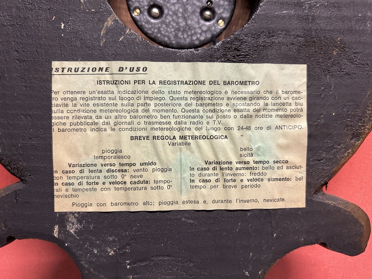 Altri elettrodomestici e apparecchi d’epoca: Antike Barometer, Thermometer, Hygrometer, Goldfarben. 50 – Usato da Lanzenhäusern venduto da vic63 5