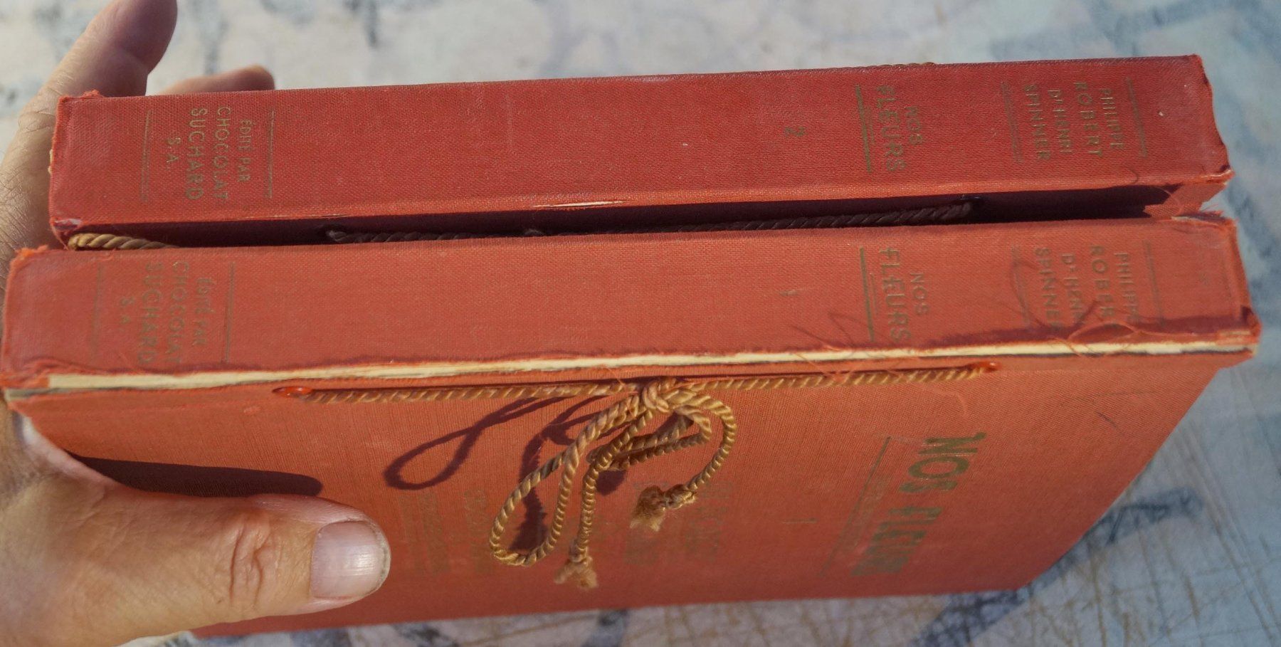 Libri: NOS FLEURS 1 & 2 Philippe Robert Henri Spinner / Suchard – Usato da Härkingen venduto da sammelbecken 7