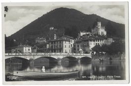 1377.  Lago di Lugano  -  Ponte Tresa.