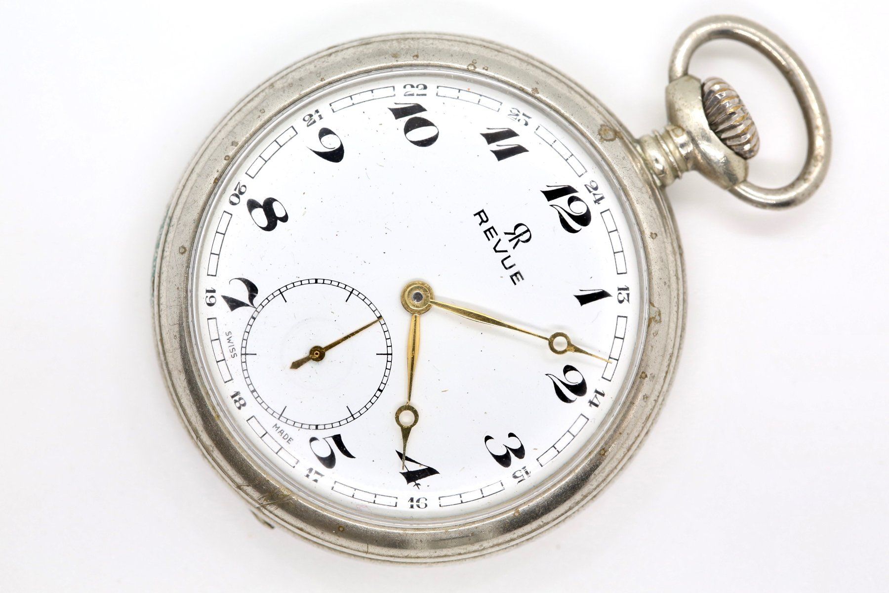 Revue Thommen Orologi: Revue Taschenuhr – Usato da Reinach BL venduto da Han-Numismatik 1