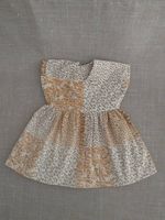 Puppenkleid Gr. 30-35cm braune Blätter